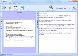 software - FreeOCR v4.2 4.2 screenshot