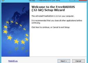 Full FreeRADIUS screenshot