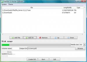 software - FreeStar CD Burner Software 2.0.1 screenshot