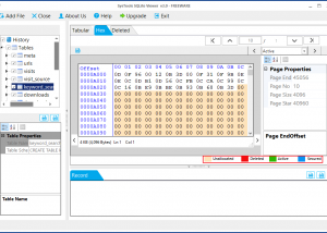 Freeware SQLite Viewer screenshot