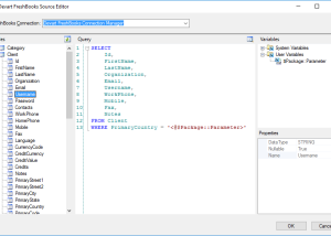 software - FreshBooks SSIS Components by Devart 3.0.630 screenshot