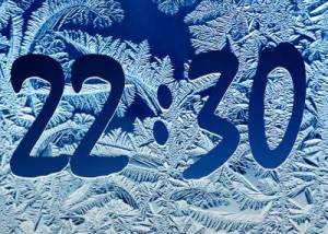 Frost Clock Screensaver screenshot