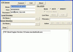 software - FTP Client Engine for PowerBASIC 4.0.0 screenshot