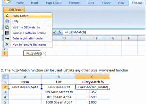 software - Fuzzy Match 1.5 screenshot