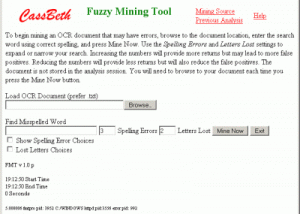 software - Fuzzy Mining Tool 1.0 screenshot