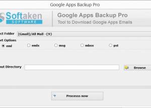 G Suite Backup Software screenshot