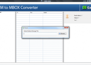 software - Gaintools OLM to MBOX Converter 1.0 screenshot