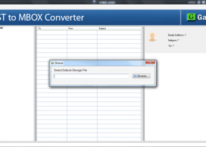 software - GainTools OST to MBOX Converter 1.0.1 screenshot