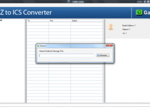 GainTools TGZ to ICS Converter screenshot