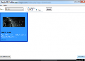 software - GamingIO Mod Manager 1.0 screenshot