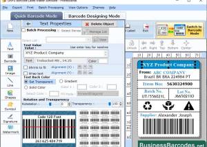 software - Generate Code 128 Barcode Application 7.5.6.1 screenshot