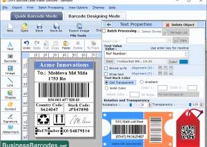 Generate UCC/EAN Barcode Application screenshot