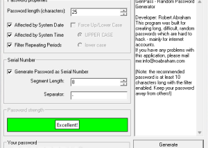 software - GenPass - Password Generator 2.0.0.7 screenshot