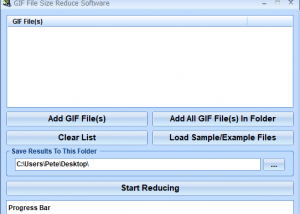 software - GIF File Size Reduce Software 7.0 screenshot