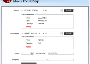 GiliSoft Movie DVD Copy screenshot