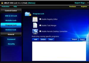GiliSoft USB Lock screenshot