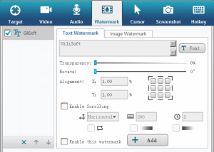 software - GiliSoft Video Recorder 12.8.0 screenshot