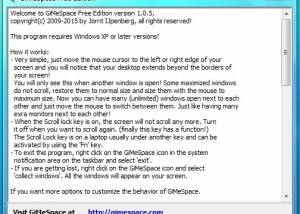 software - GiMeSpace Free Edition 1.2.2.36 screenshot