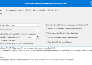 software - GiMeSpace KVMShare DesktopFusion 3.0.3 screenshot