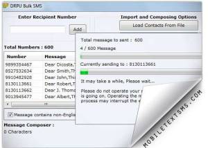 Global Text Messaging Software screenshot