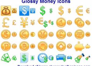 Glossy Money Icons screenshot