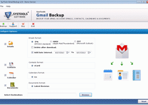 Gmail Backup For Windows screenshot