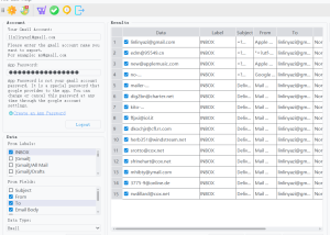 software - Gmail Extractor 1.0.0.1 screenshot