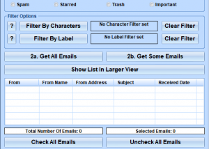 software - Gmail Print Multiple Emails Software 7.0 screenshot