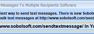 Gmail Send Text Messages To Multiple Recipients Software screenshot