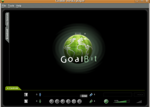 software - Goalbit media player 0.7.7 screenshot