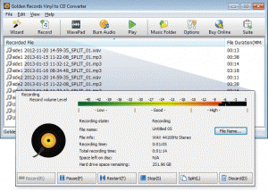 software - Golden Records Analog to CD Converter 3.03 screenshot