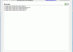 software - GPS to vCard 1.2.0 screenshot