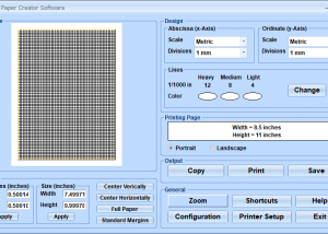 software - Graph Paper Creator Software 7.0 screenshot