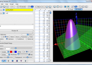 software - Graphing Calculator 3D 5.1 screenshot