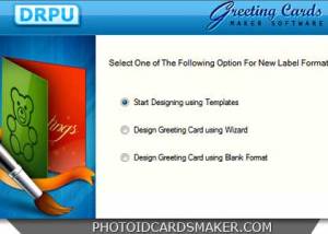 Greeting Card Creator Program screenshot