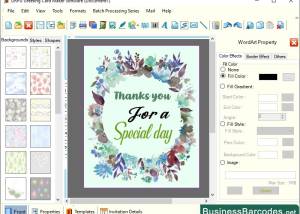 Greeting Card Creator Software screenshot