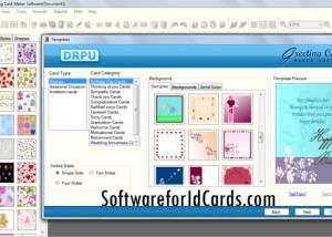 Greeting Card Designing Program screenshot