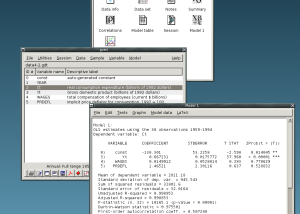 gretl screenshot