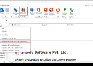 GroupWise to Office 365 screenshot