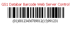 software - GS1 DataBar ASP.NET Web Server Control 18.07 screenshot
