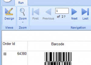 software - SSRS GS1 DataBar Barcode Generator 17.10 screenshot