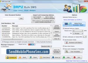 software - GSM Mobile Phone SMS Software 10.0.1.2 screenshot