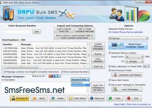 GSM Mobile Phone SMS Software screenshot