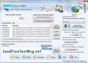 software - GSM Mobile SMS Messaging 10.0.1.2 screenshot