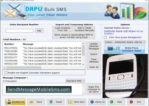 software - GSM Mobile Text Messaging Tool 9.0.1.2 screenshot