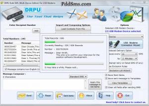 GSM SMS Modem screenshot