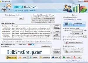 GSM Text Messaging Software screenshot