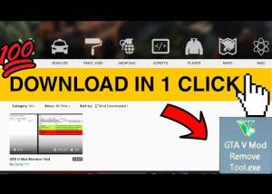 Full GTA V Mod Remove Tool screenshot