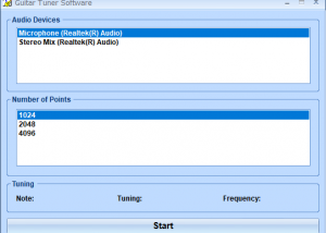 software - Guitar Tuner Software 7.0 screenshot