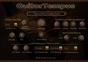 software - GuitarTempus Virtual Guitar VST 2.0 screenshot